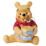 Disney Jim Shore Deluxe Winnie the Pooh with Honey Pot Statue 12" Bee Sweet