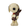 Jim Shore Mini Snoopy with Chocolate Bunny