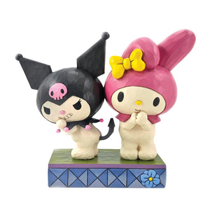 Jim Shore Kuromi and My Melody Figurine