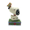 Peanuts Jim Shore "The Perfect Landing" Snoopy with Butterfly on Nose