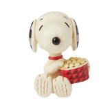 Peanuts Jim Shore Snoopy with Popcorn Bowl Mini 2.75" Figurine