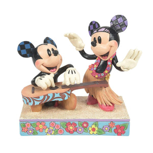 Disney Jim Shore "Hawiian Holiday" Mickey and Minnie Luau 6" Figurine