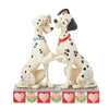 Disney Jim Shore "101 Ways to Love You" 101 Dalmatians Pongo & Perdita 6" Figurine