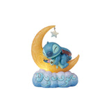 Disney Jim Shore "Sweet Dreams" Stitch & Scrump on Light Up Moon 7.75" Figurine