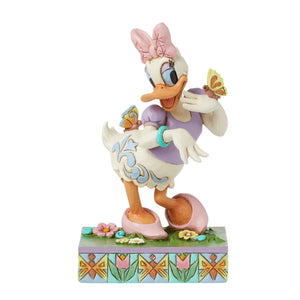 Disney Jim Shore "Blooms and Butterflies" Spring Daisy Duck 5" Figurine