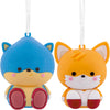 Hallmark Sonic and Tails Better Together Magnetic Christmas Ornaments, Set of 2