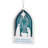 Hallmark Dayspring Modern Nativity Christmas Ornament