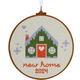 Hallmark New Home Cross Stitch 2024 Christmas Ornament