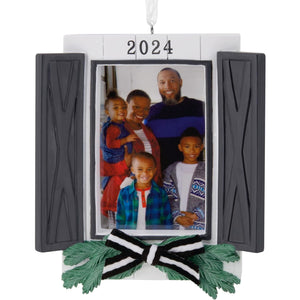 Hallmark Window Display 2024 Photo Frame Christmas Ornament