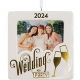 Hallmark Wedding Party Photo Holder 2024 Christmas Ornament