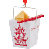 Hallmark Takeout Food Box Christmas Ornament