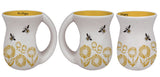 16oz Bee Happy & Flower Garden Cozy Mug - At Home by Mirabeau