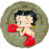 9.5" Betty Boop Kiss Stepping Stone Wall Plaque