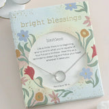 Bright Blessings Neck-Silver Circle with Crystal