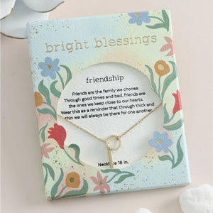 Bright Blessings Neck-Circle & Bar-Gold