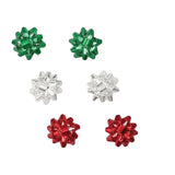 Holiday Earrings Holiday Bow Trio