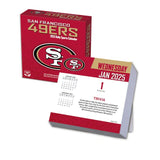 NFL San Francisco 49ers 2025 Desk Calendar