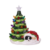 8" Dreaming of Treats LED Ceramic Tree