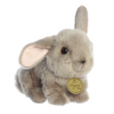 8" Miyoni® Tots Gray Playful Baby Bunny Stuffed Animal Plush