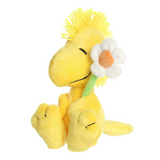 8" Peanuts Woodstock with Flower Stuffed Animal Plush