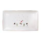 12.25"x 7" Castleton Christmas Serving Platter