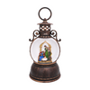 9.375" Holy Family Glitter Lantern