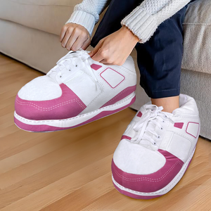 Pink Power Oversized Sneaker Slippers