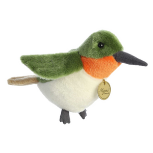 9" Ruby-Throated Hummingbird Stuffed Animal Plush