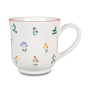 Hallmark Floral Patterns on White Mug, 14.5 oz.