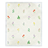 Hallmark Wildflowers on Cream Diamonds Throw Blanket, 50x60