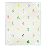 Hallmark Wildflowers on Cream Diamonds Throw Blanket, 50x60