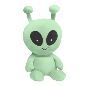 Alien Glow-in-the-Dark Microwavable and Coolable Warm Pals Stuffed Animal Plush with Lavender Scent