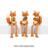 Autumn Joy Fox Shelfsitter Figurine 7"