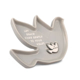 Hallmark Dove-Shaped Trinket Dish With Token