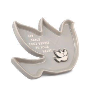 Hallmark Dove-Shaped Trinket Dish With Token