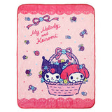 Kuromi and My Melody Fleece Throw Blanket 48" x 60"