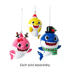 Baby Shark™ Santa Family Ornaments