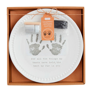 Baby's Handprint Keepsake Platter