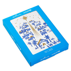 Hallmark UNICEF Bethlehem Hope and Promise Boxed Christmas Cards, Pack of 12