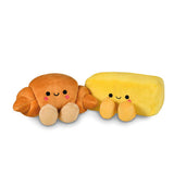 Hallmark Better Together Croissant and Butter Magnetic Plush Pair, 2.5"