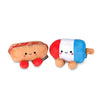 Hallmark Better Together Hot Dog and Bomb Pop Magnetic Plush Pair, 3.5"