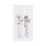 Day of the Dead Mariachi Couple Flour Sack Towel