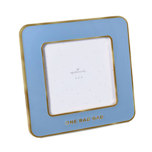 Hallmark One Rad Dad Blue Enamel Picture Frame, 4x4