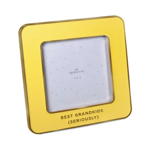 Hallmark Best Grandkids Yellow Enamel Picture Frame, 4x4