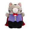 Halloween Hugmees Squishmallow Tally the Grey Tabby Cat in Vampire Costume 10" Stuffed Plush by Jazwares