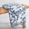 Celestial Blue Butterfly Single Layer Fleece Blanket 50" x 60"