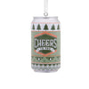 Cheers to You Beer Can Hallmark Ornament
