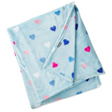 Hallmark Colorful Hearts Throw Blanket, 50x60