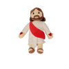 Comforting Jesus with Red Heart Hands Microwavable and Coolable Warm Pals Stuffed Plush with Lavender Scent