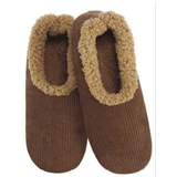 Men's Classic SnooziesÂ® Sherpa Lined Corduroy Slippers - Brown